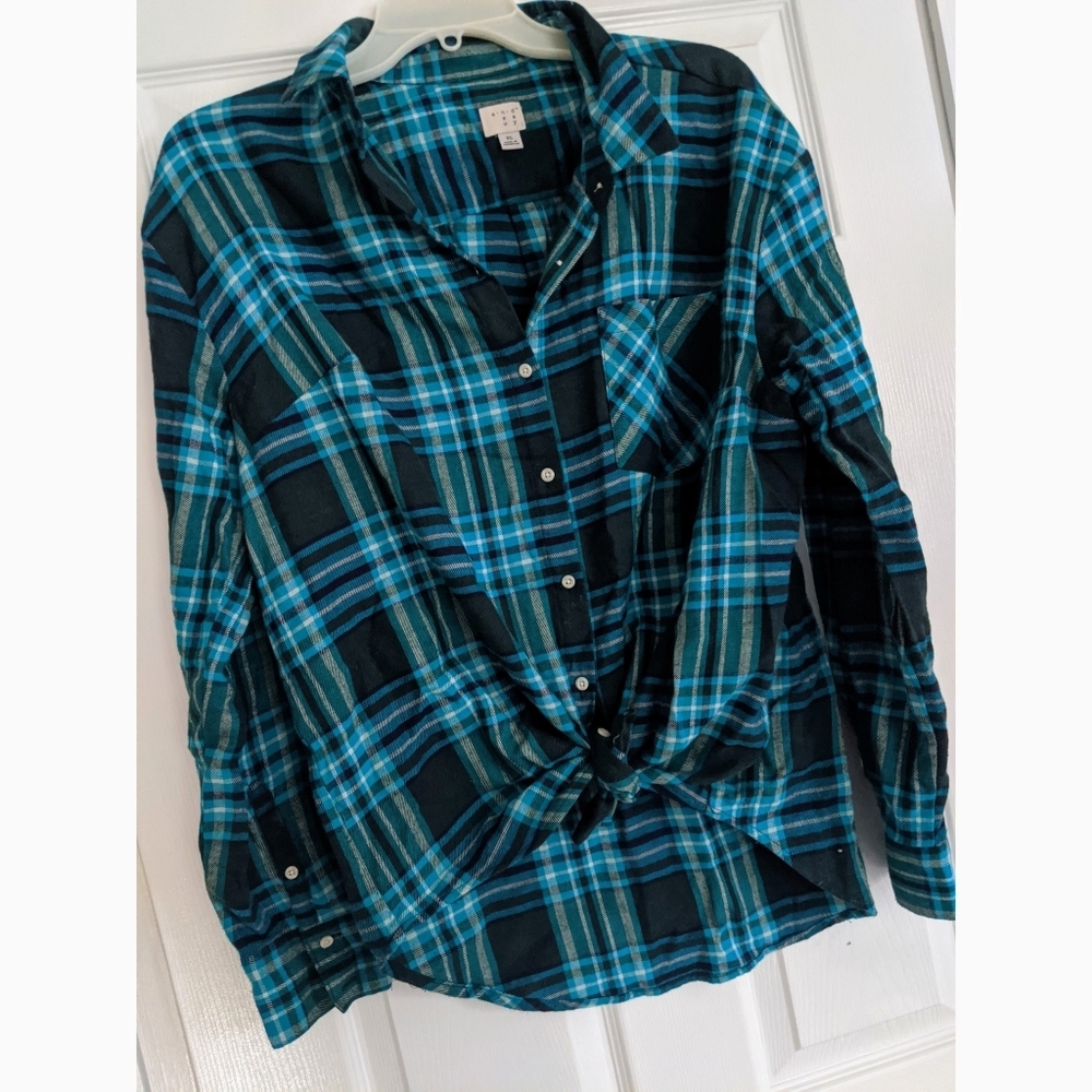 A New Day Flannel XL NWOT